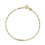 Jeberg Jewellery - Forgyldt Figaro armbånd - Model: 4518-16-G-EXT