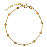 Jeberg Jewellery - Forgyldt Gold Beads armbånd - Model: 4575-16-G