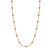 Jeberg Jewellery - Forgyldt Gold Beads halskæde - Model: 4575-42-G