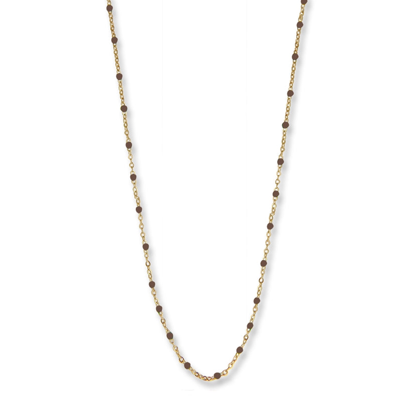 Jeberg Jewellery - Forgyldt HAZEL halskæde - Model: 4645-42-G