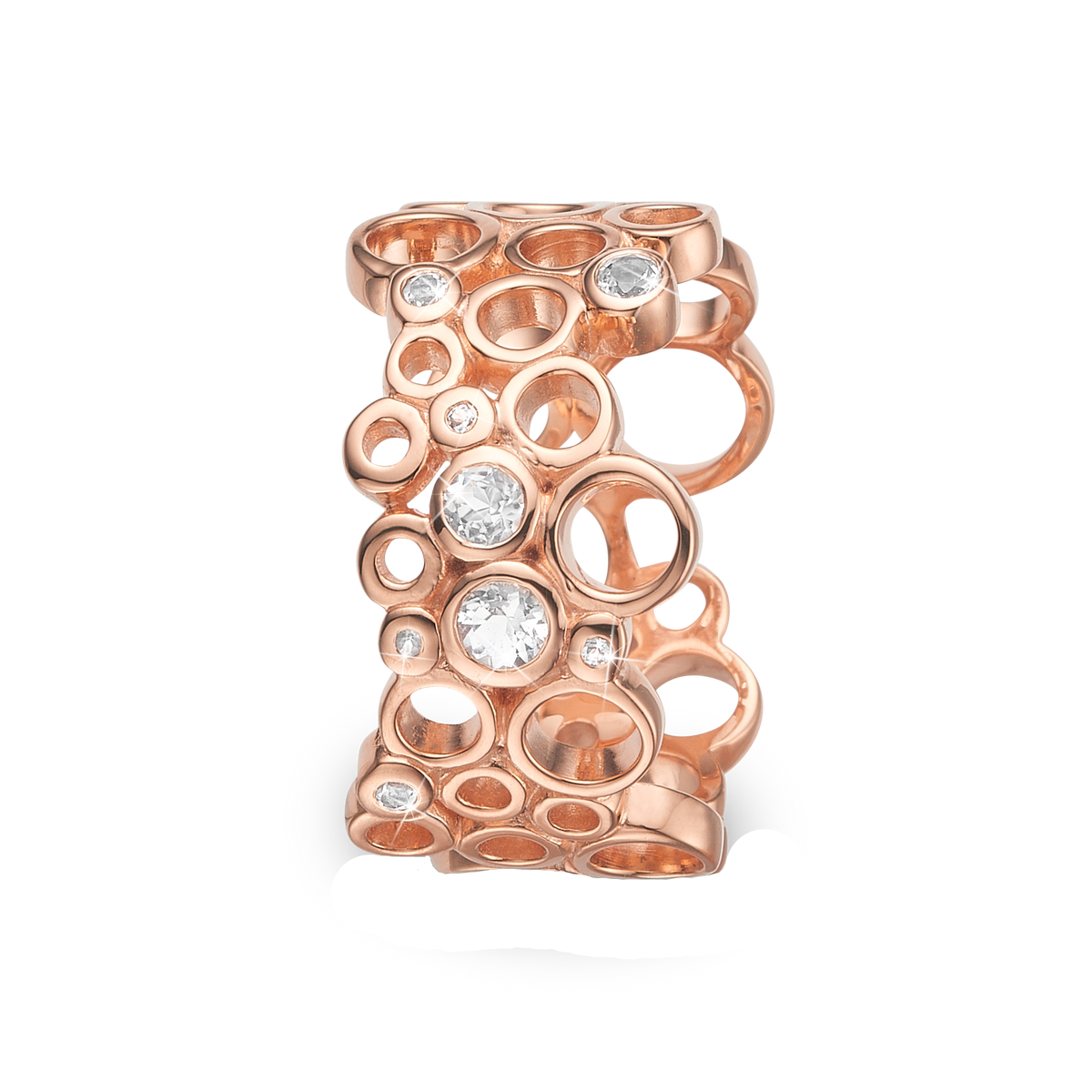 Køb Christina Jewelry - Ring, Cocktail, rose goldpl silver - Model: 800-5.2.C hos Guldsmed Smeds