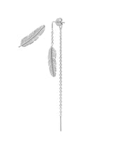 Køb Heiring - Fjer ørering + ½ med kæde - Rhod. - Model: HE-51-5-93RH hos Guldsmed Smeds