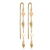 Jeberg Jewellery - Forgyldt "I AM GOLD" perle ørering - Model: 51000