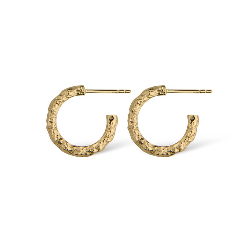 Jeberg Jewellery - Forgyldt "I AM GOLD" large Hoops - Model: 52000