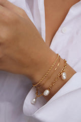 Jeberg Jewellery - Forgyldt Nora armbånd - Model: 4560-17-G