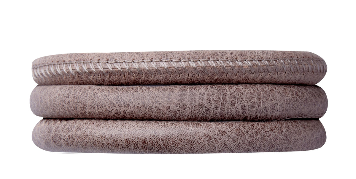 Køb Christina læderarmbånd - dobbelt, kalveskind, brun - Modelnr.: 601-70brown hos Guldsmed Smeds