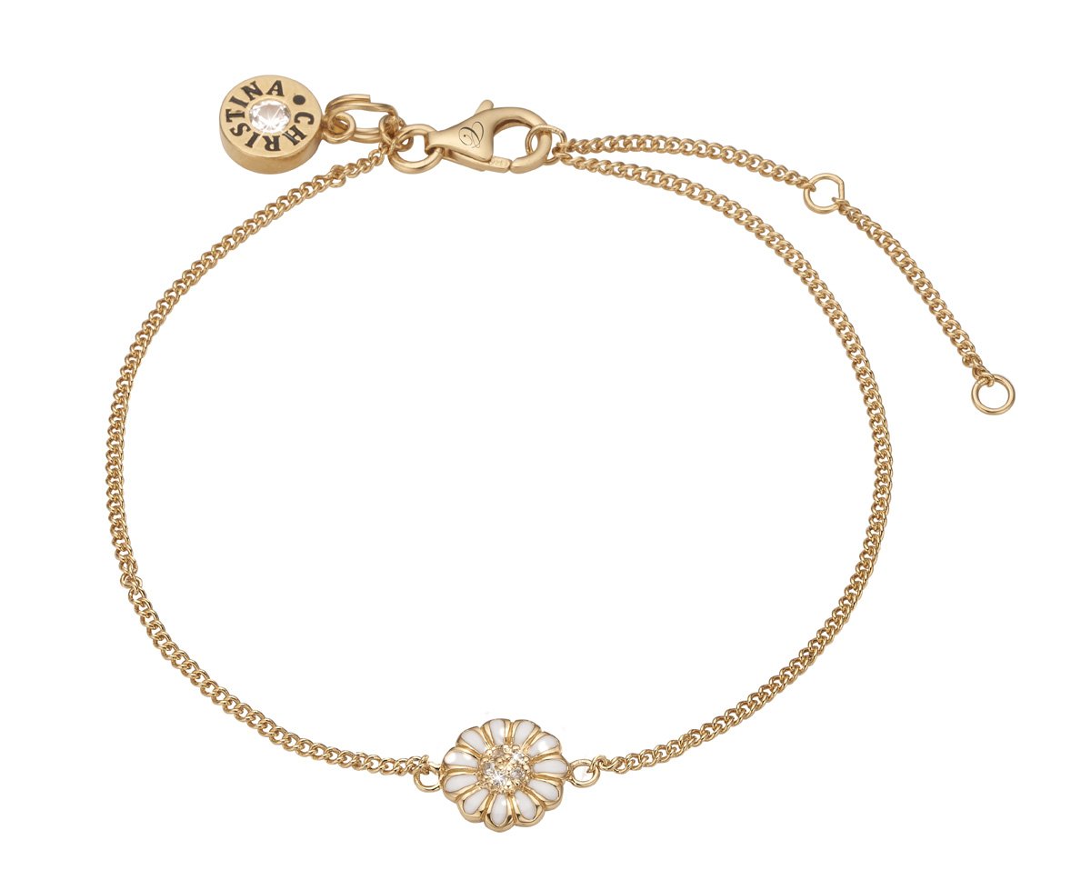 Køb Christina jewelry & watches - Marguerite, bracelet, goldpl silver - Modelnr.: 601-G01 hos Guldsmed Smeds