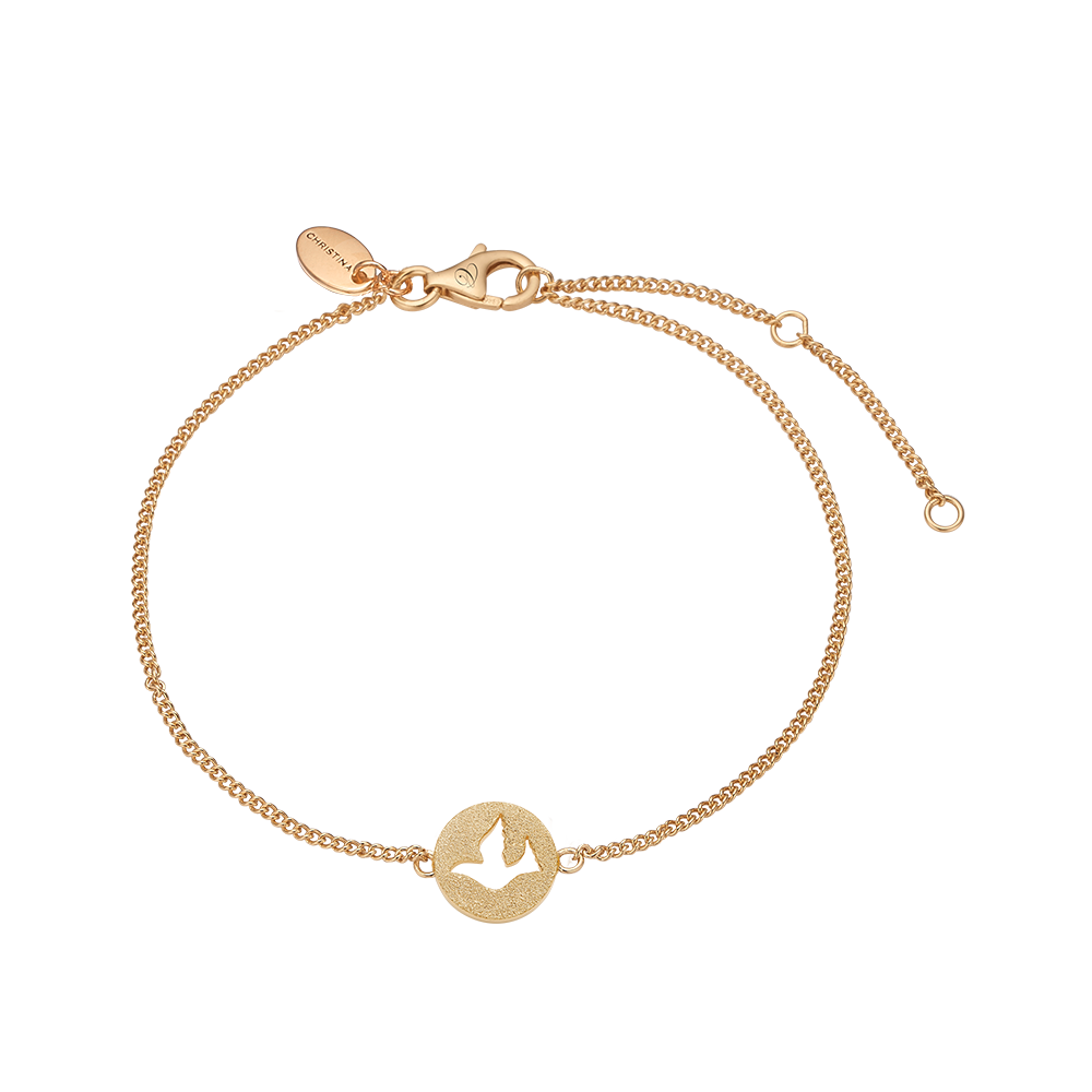Køb Christina Jewelry & Watches - Dove of Peace, goldpl silver - Model: 601-G19 hos Guldsmed Smeds