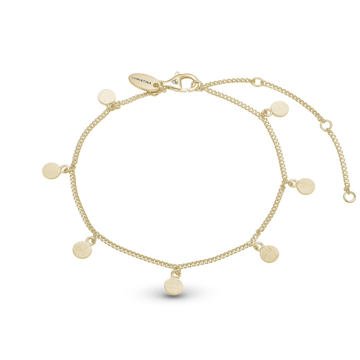 Christina Spots armbånd i forgyldt sølv – model 610-G42