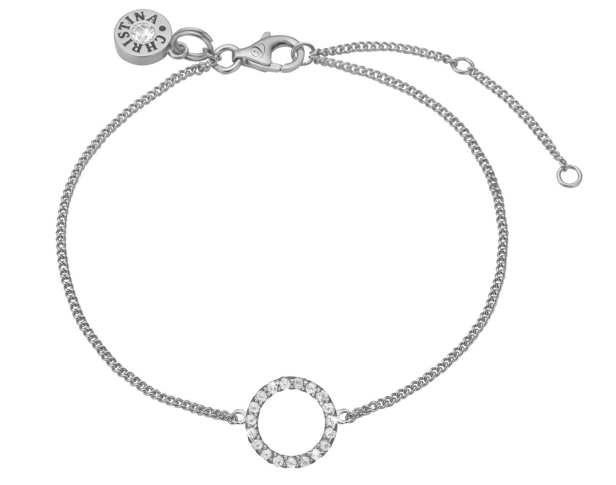 Køb Christina jewelry & watches - Sparkling Circle, bracelet, silver - Modelnr.: 601-S06 hos Guldsmed Smeds