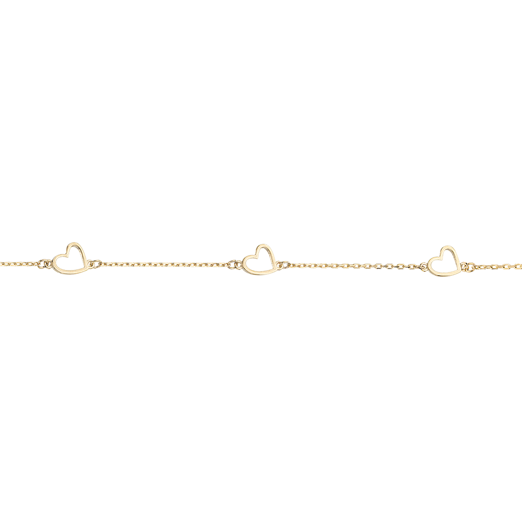 Køb Scrouples - Hjerte armbånd 8 kt. - Model nr.: 602033 hos Guldsmed Smeds