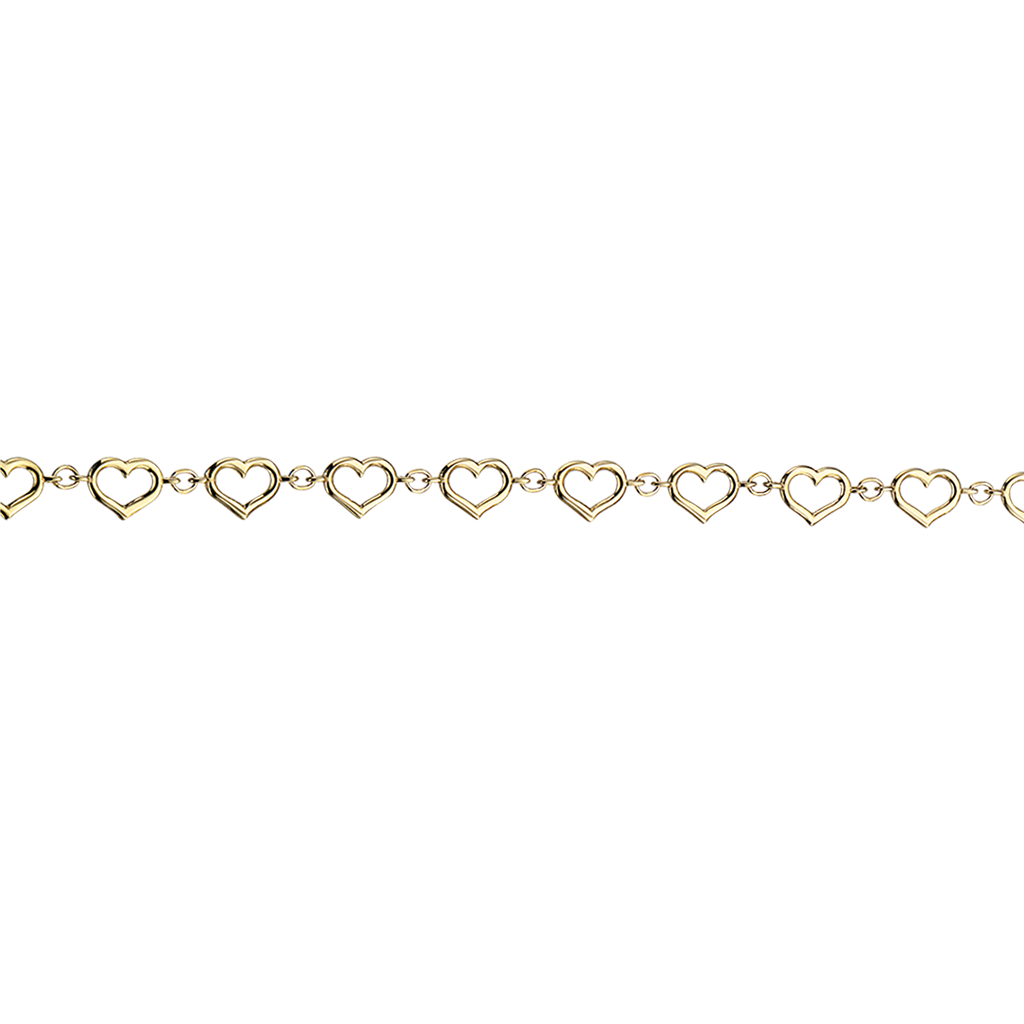 Køb Scrouples - Armbånd 8 kt. hjerter - Model nr.: 602193 hos Guldsmed Smeds