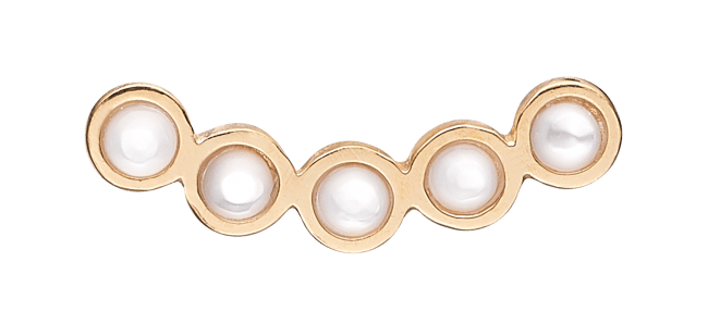 Køb Christina Elements - Mother of Pearl, Element, long, forgyldt sølv - Modelnr: 603-G37 hos Guldsmed Smeds