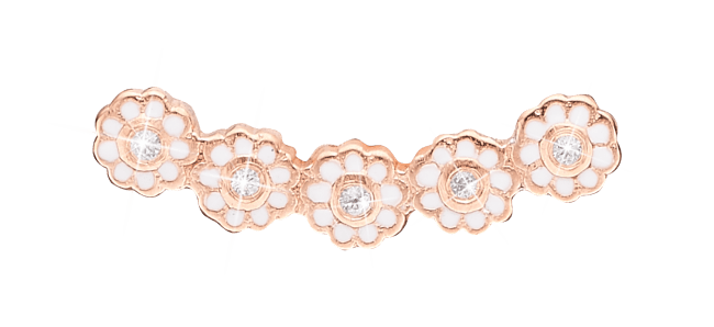Køb Christina Elements - Marguerites, Element, long, rosa forgyldt silve - Modelnr: 603-R35 hos Guldsmed Smeds