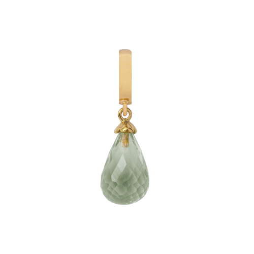 Køb Christina jewelry & watches - Green Amathyst drop gold - Modelnr.: 610-G01Amethystg hos Guldsmed Smeds