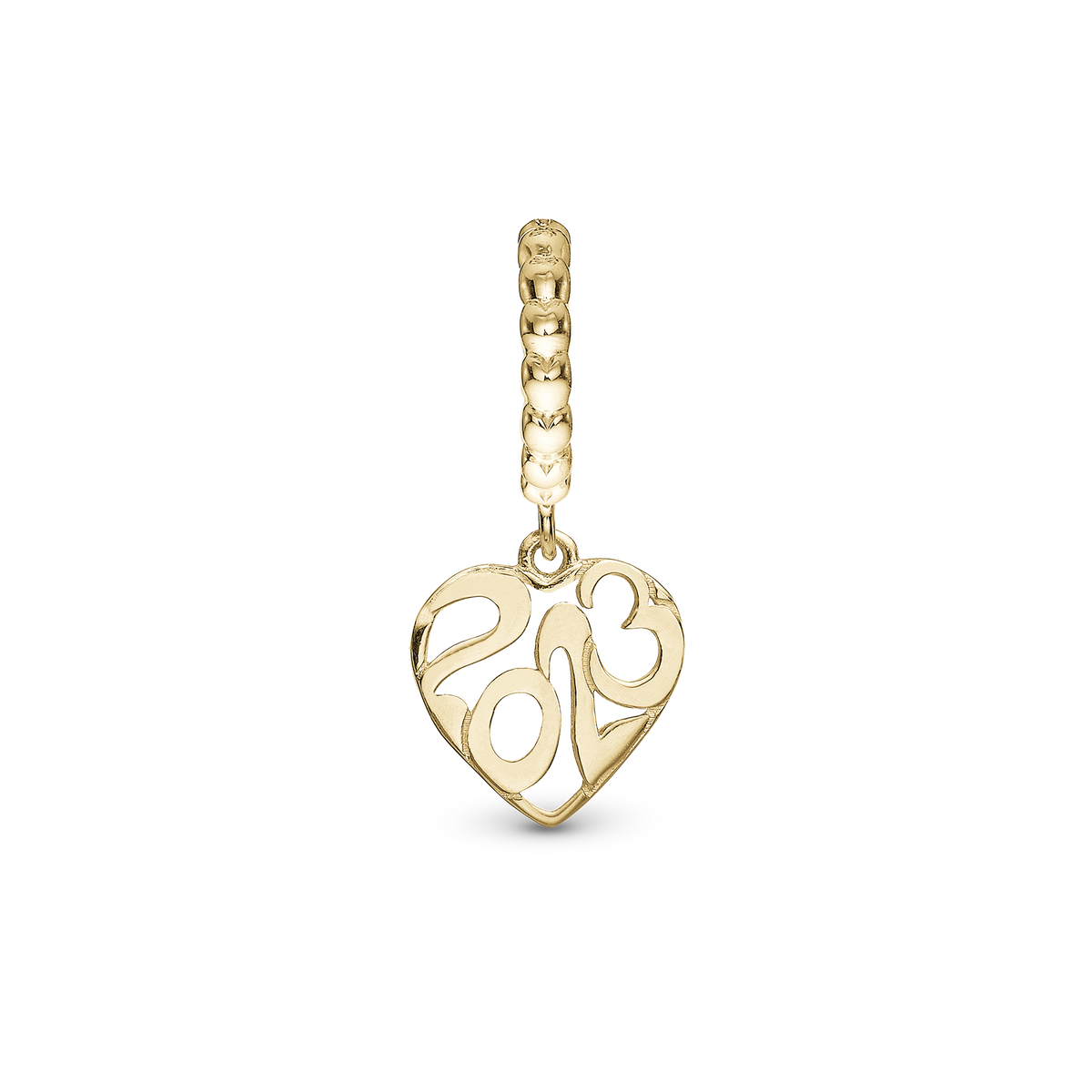 Christina "Year 2023" charm i forgyldt sølv – model 610-G110