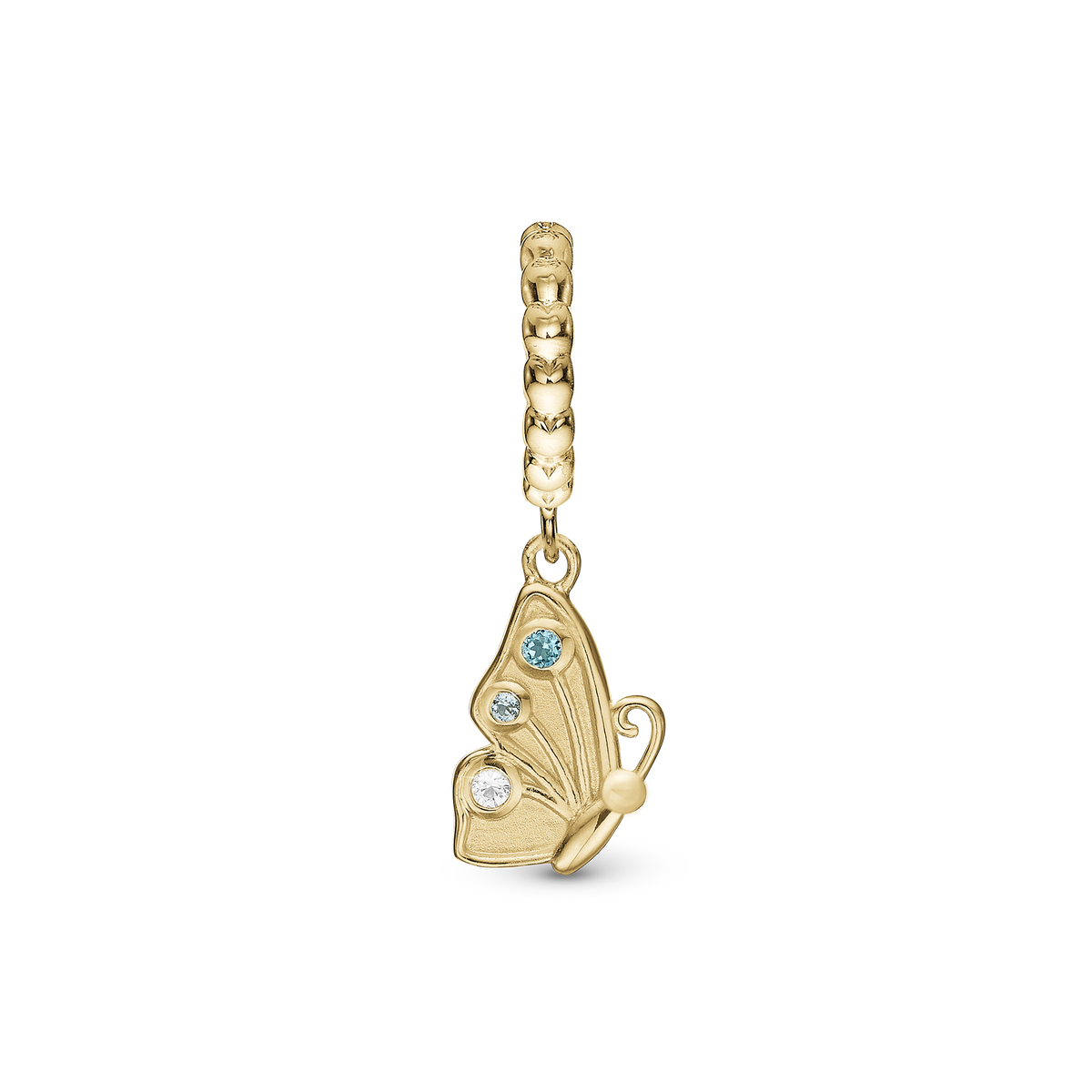 Christina "Butterfly True" charm i forgyldt sølv – model 610-G113 – billede 2