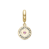 Christina Jewelry - Charm, forgyldt til læderarmbånd 6 mm "Special Sister" - Model: 610-G117