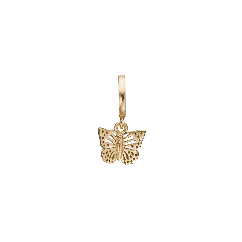 Køb Christina Jewelry & Watches - Charm, Butterfly in the Sky, gold plated - Modelnr.: 610-G32 hos Guldsmed Smeds