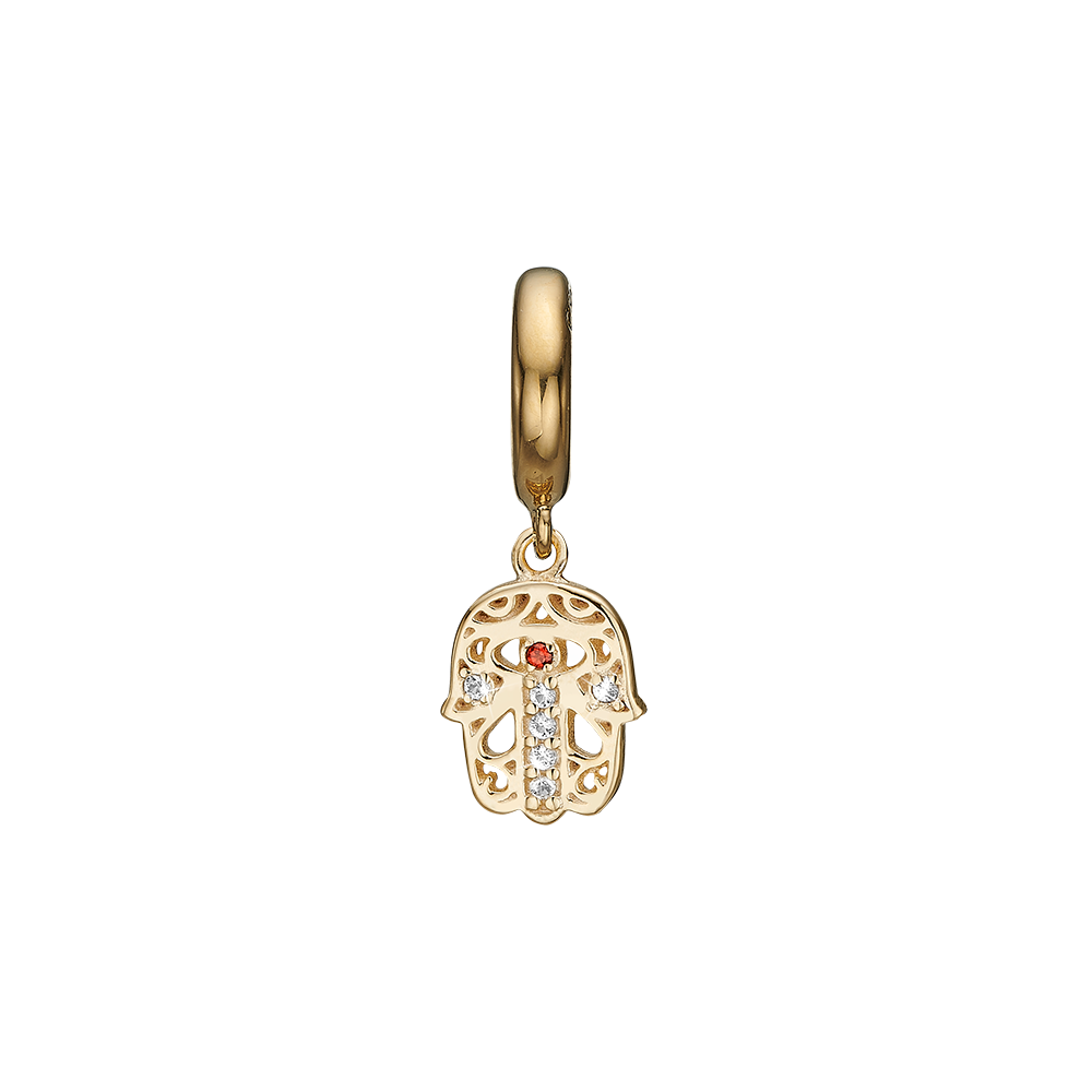 Køb Christina jewelry & watches - Hamsa Hand, forgyldt sølv - Modelnr: 610-G91 hos Guldsmed Smeds