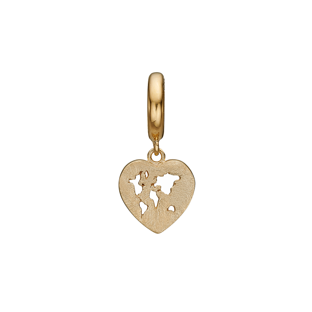 Køb Christina jewelry & watches - World Heart, forgyldt sølv - Modelnr: 610-G92 hos Guldsmed Smeds
