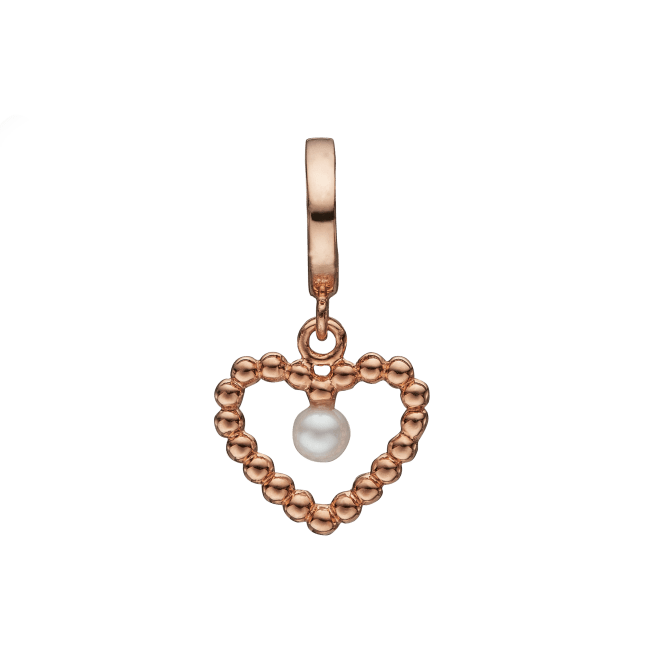 Køb Christina Collect Charm - Bubbly Pearl Love, rose goldpl silver - Modelnr: 610-R59 hos Guldsmed Smeds
