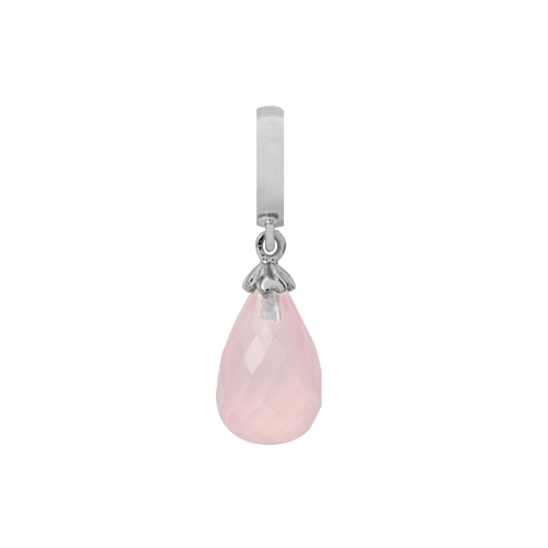 Køb Christina jewelry & watches - Rose Quarz drop silver - Modelnr.: 610-S01Rose hos Guldsmed Smeds