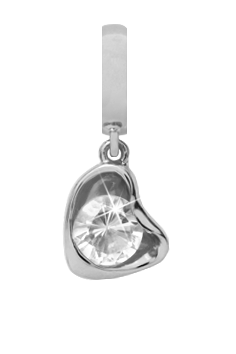 Køb Christina jewelry & watches - Crystal Quarz Heart Drop silver - Modelnr.: 610-S04Crystal hos Guldsmed Smeds