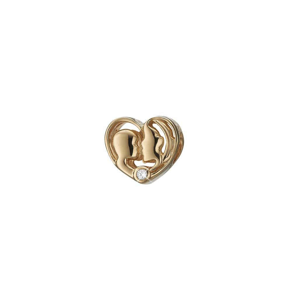 Køb Christina jewelry & watches - Mother & Child, gold plated silver - Modelnr.: 623-G107 hos Guldsmed Smeds