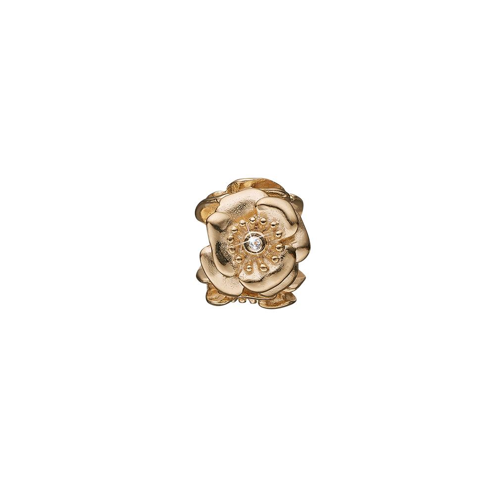 Køb Christina Jewelry & Watches - Charm, Topaz Anemone, forgyldt sølv - Modelnr.: 623-G138 hos Guldsmed Smeds