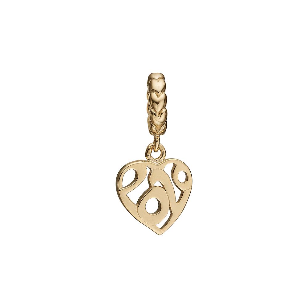 Køb Christina Jewelry & Watches - Happy New Year 2020, goldpl silver - Model: 623-G201 hos Guldsmed Smeds
