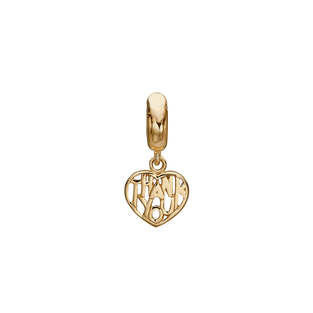 Køb Christina jewelry & watches - Thank You, forgyldt sølv - Modelnr: 623-G216 hos Guldsmed Smeds