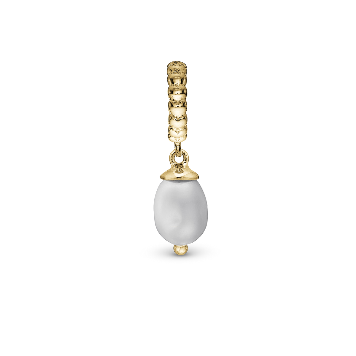 Christina True Pearl hænger-charm 4 mm i forgyldt sølv – model 623-G284