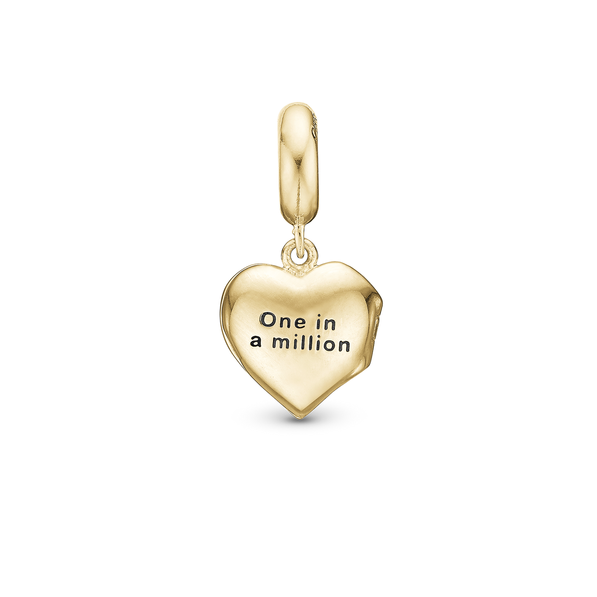 Christina One in a Million hænger-charm 4 mm i forgyldt sølv – model 623-G289 – billede 2