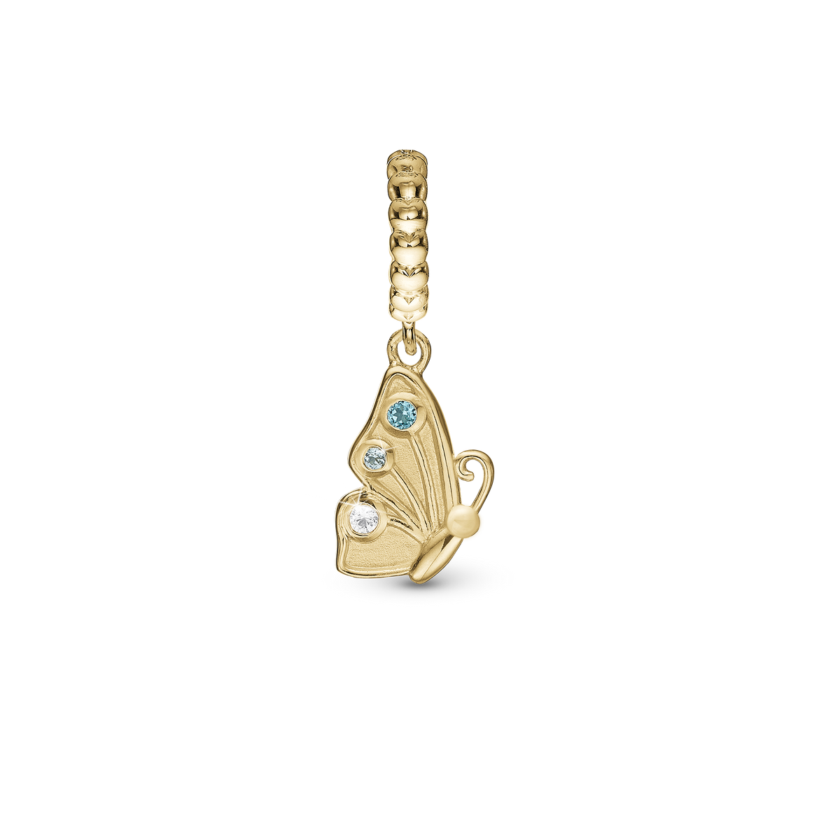 Christina Butterfly True hænger-charm 4 mm i forgyldt sølv – model 623-G290 – billede 2