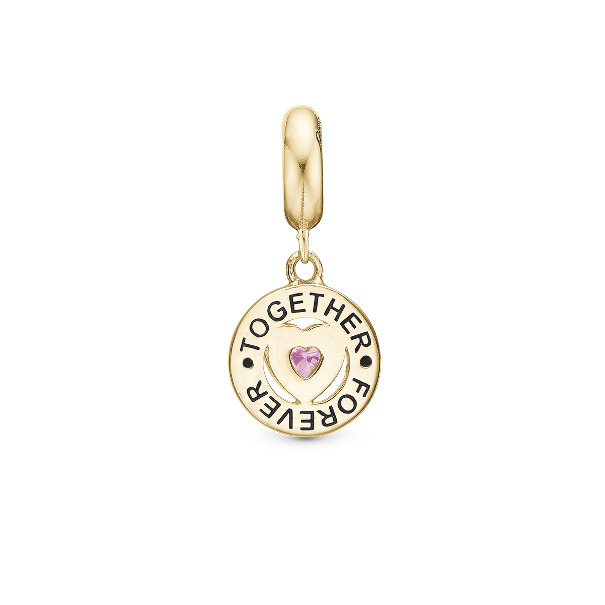 Christina Special Sister charm 4 mm i forgyldt sølv – model 623-G294 – billede 2