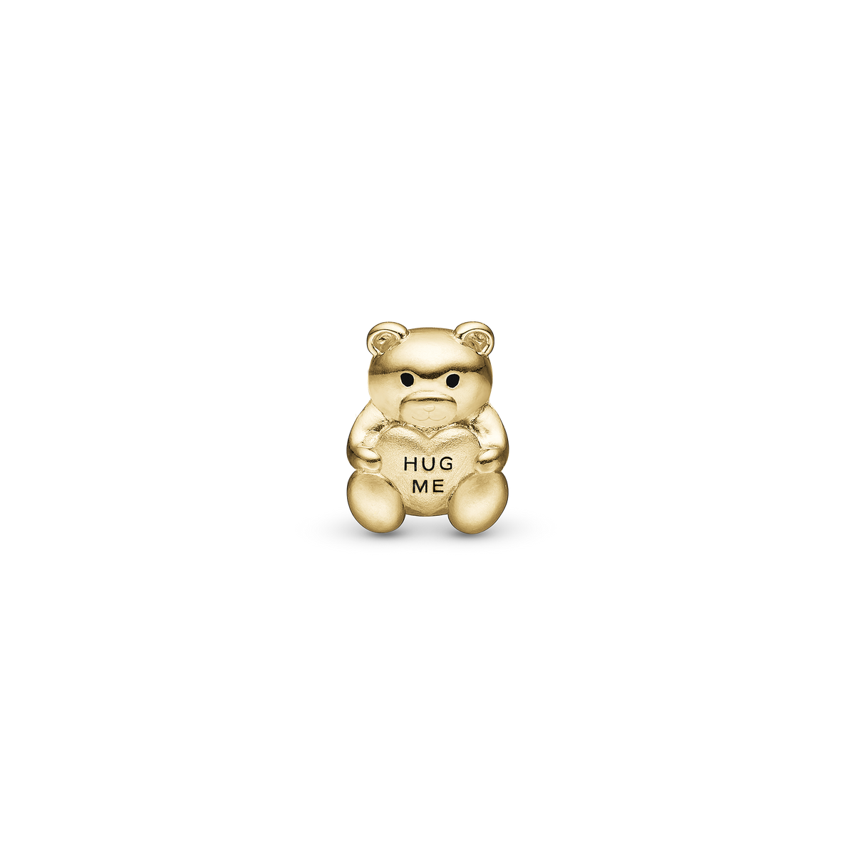 Christina Hug Me Bear charm 4 mm i forgyldt sølv – model 623-G309