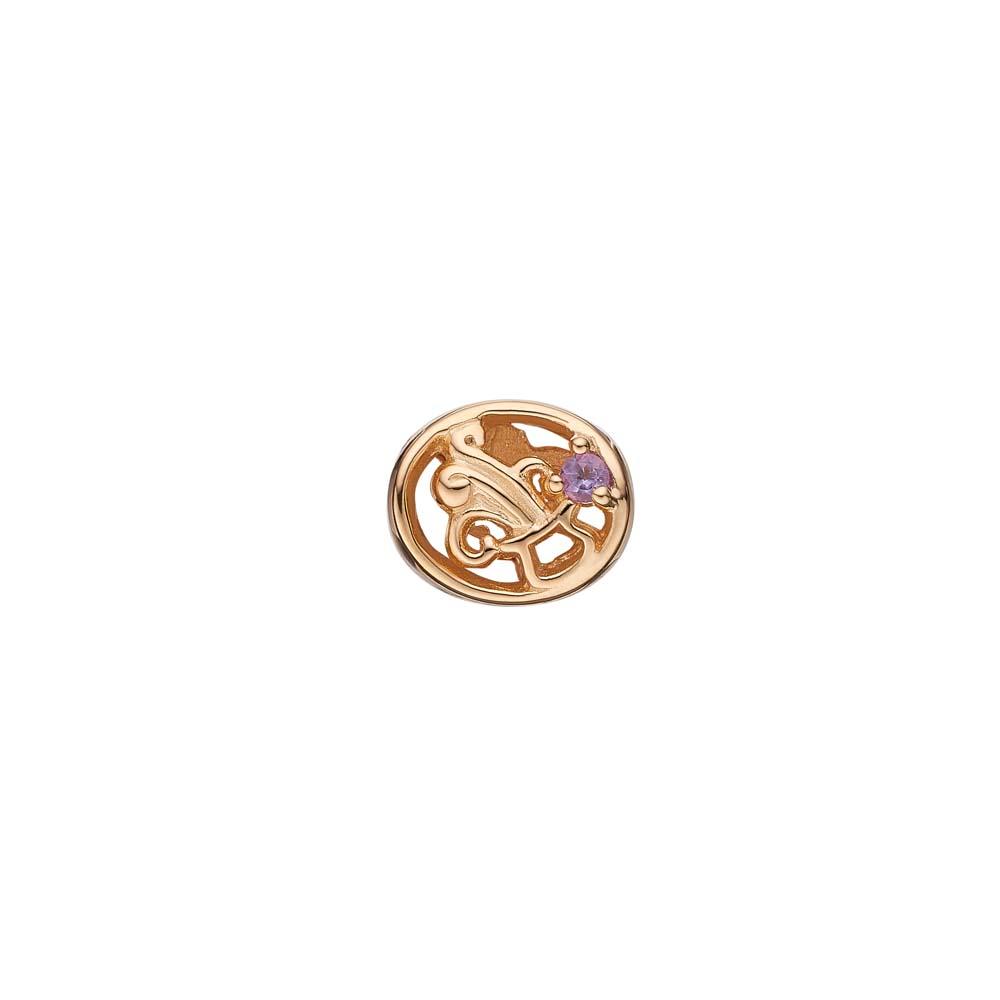 Køb Christina jewelry & watches - Charm, Stjernetegn - Zodiac Aquarius/Vandmanden, forgyldt - Modelnr.: hos Guldsmed Smeds
