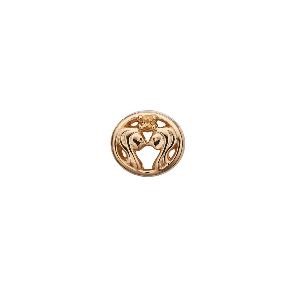 Køb Christina jewelry & watches - Charm, Stjernetegn - Zodiac Gemini/Tvillingen, forgyldt s - Modelnr.: hos Guldsmed Smeds