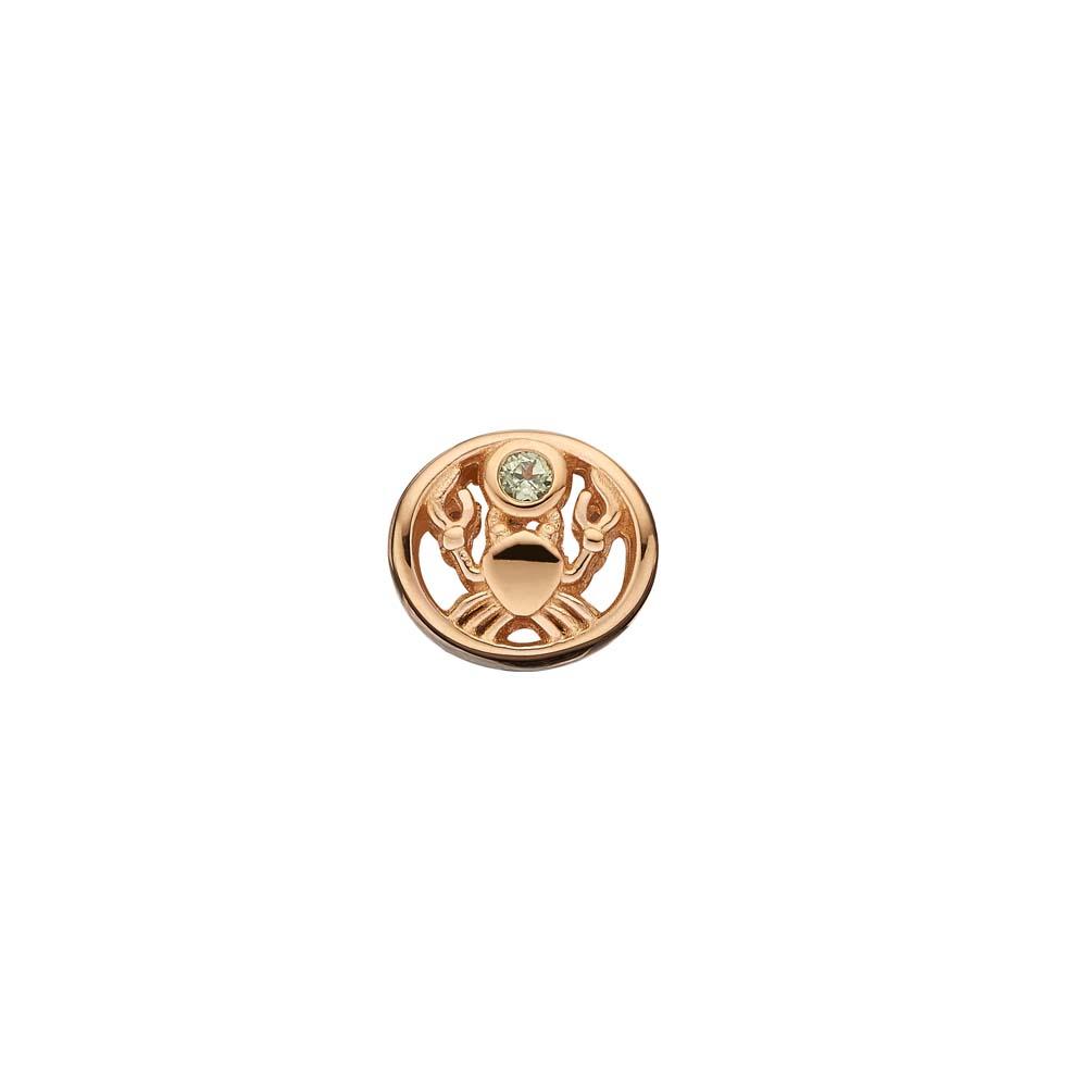 Køb Christina jewelry & watches - Charm, Stjernetegn - Zodiac Cancer/Krebsen, forgyldt sølv - Modelnr.: hos Guldsmed Smeds