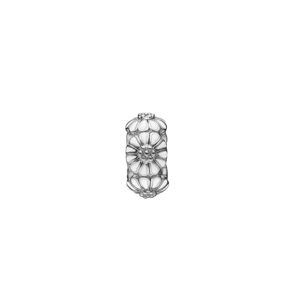 Køb Christina jewelry & watches - Charm, White Marguerite stopper, sølv - Modelnr.: 623-S118white hos Guldsmed Smeds