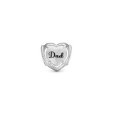 Christina Jewelry - Dad, sølv charm (til sølvarmbånd) - Model: 623-S310Dad