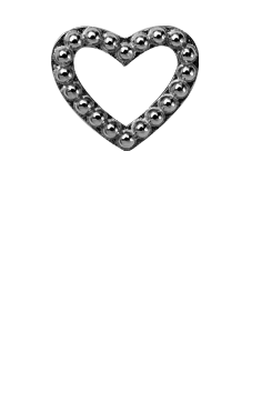 Køb Christina Jewelry & Watches - heart dots, black ox - Modelnr.: 630-B04 hos Guldsmed Smeds
