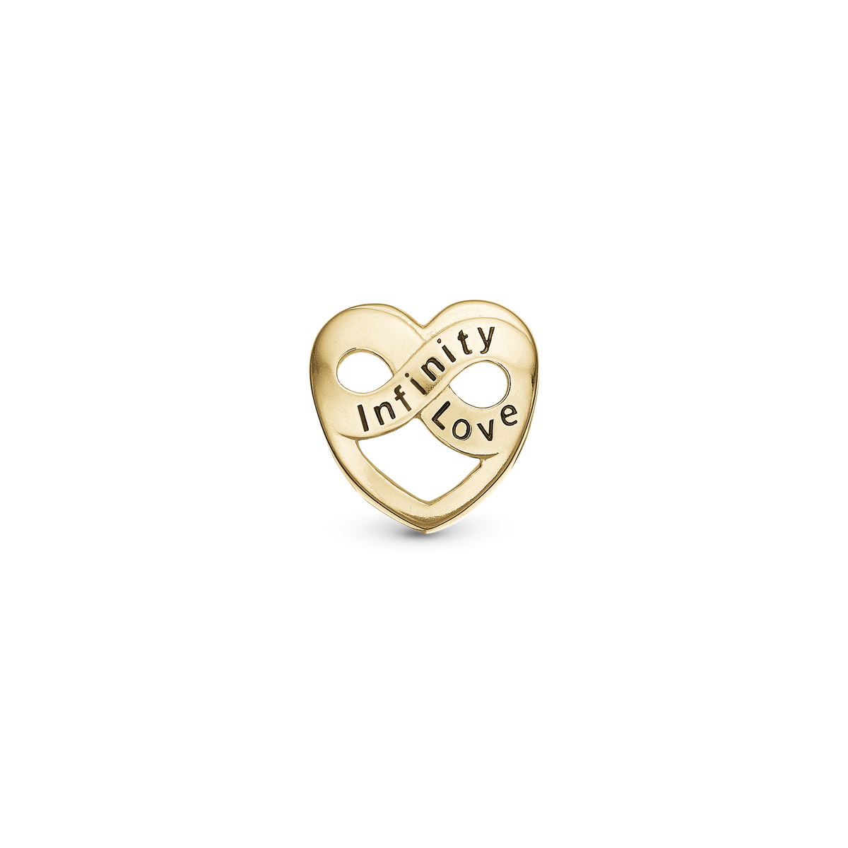 Christina "Infinite Love" charm i forgyldt sølv – model 630-G525