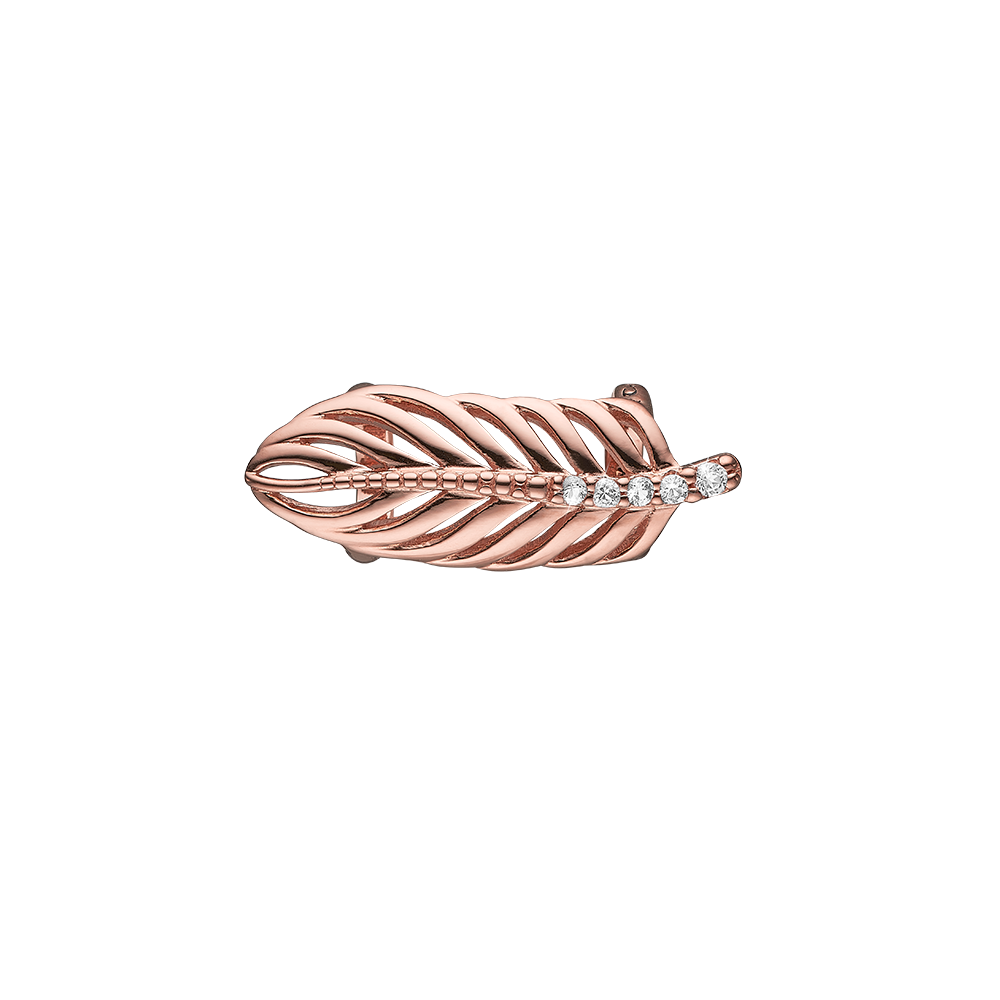 Køb Christina Jewelry & Watches - Topaz Feather, rose goldpl silver - Model: 630-R102 hos Guldsmed Smeds
