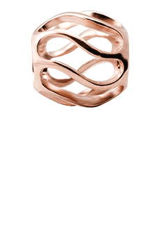 Køb Christina jewelry & watches - Twist, rose goldpl - Modelnr.: 630-R28 hos Guldsmed Smeds