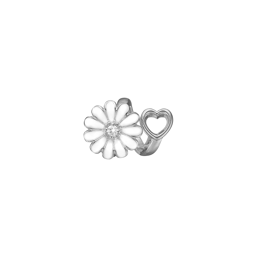 Køb Christina Jewelry & Watches - Marguerite Heart Labgrown diamond silver - Model: 630-S184 hos Guldsmed Smeds
