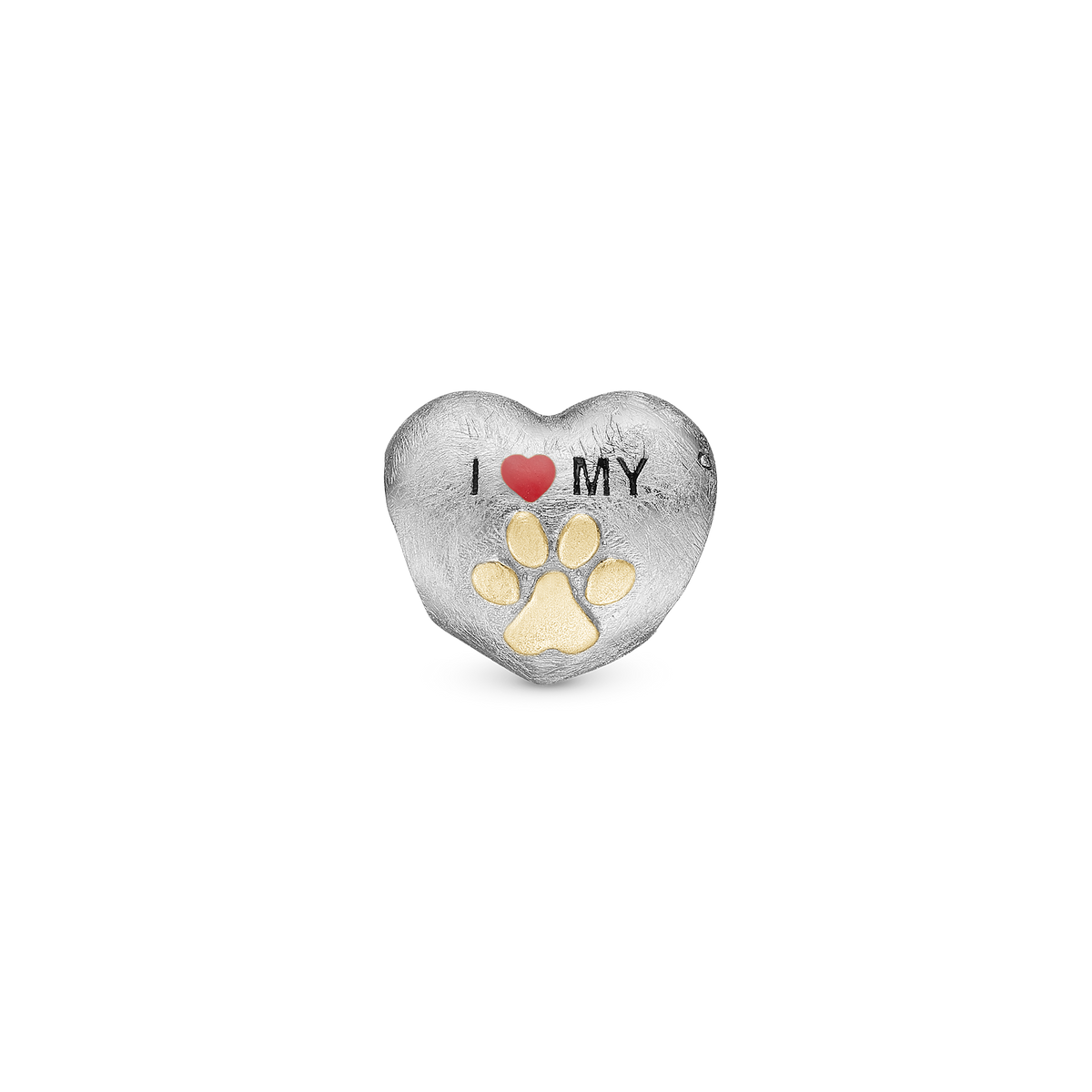 Christina I Love my Pet charm i sølv – model 630-S241