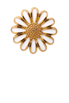 Køb Christina Design Charm, Marguerit, Forgyldt - Modelnr.: 650-G13 hos Guldsmed Smeds