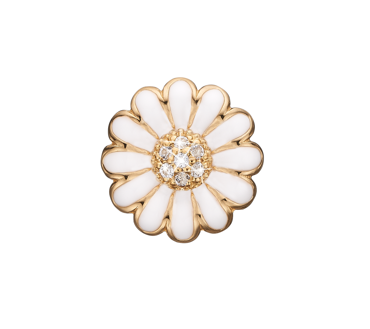 Køb Christina Jewelry & Watches - Topaz Marguerite, goldpl silver - Model: 650-G38 hos Guldsmed Smeds